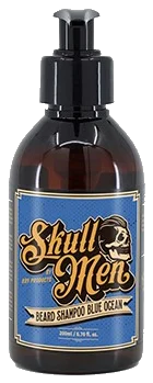 Skull Men Champú de Barba Blue Ocean